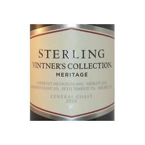  Sterling Vintners Meritage 2010 750ML Grocery & Gourmet 