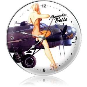  Memphis Belle Pinup Girls Clock   Victory Vintage Signs 
