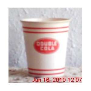  Double Cola Paper Cup Vintage 1950s 