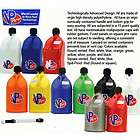 NEW VP RACING FUELS ROUND WHITE GAS CAN JUG & HOSE SET