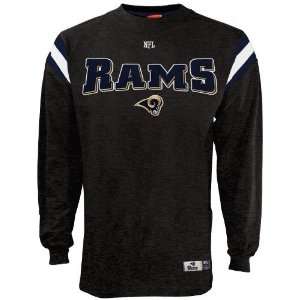  St. Louis Rams Charcoal Vintage Pride Long Sleeve T shirt 