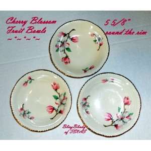 homer Laughlin Cherry Blossom White Pink Fruit Bowl replacement 