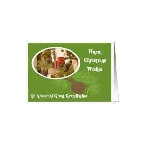  Warm Christmas Wishes Great Grandfather Card Health 