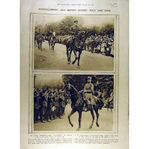  1919 Generalissimo Foch Haig Procession Portrait