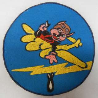 ORIGINAL WW2 430th FIGHTER SQUADRON 9th AIR FORCE PATCH  