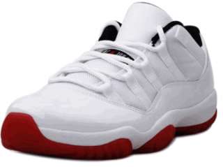 Nike Air Jordan 11 Low Retro XI White/Varsity Red Black  