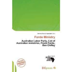    Forde Ministry (9786200843623) Dismas Reinald Apostolis Books