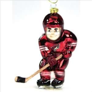   NHL Hockey Blown Glass 4 Christmas Tree Ornament   NHL Hockey Sports