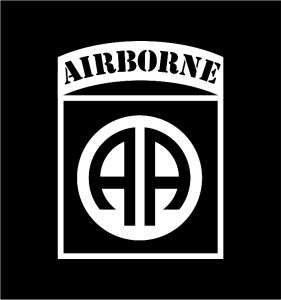 82nd Airborne REFLECTIVE die cut vinyl decal sticker  