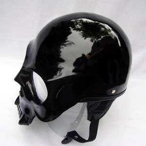 Motorcycle Helmet *Skeleton Skull Custom 3D Airbrush*  