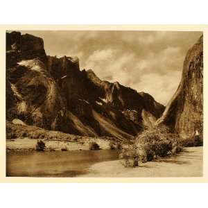   Trollveggen Mountain Norway   Original Photogravure