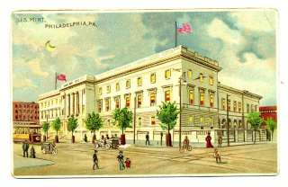 US Mint Philadelphia Hold to Light Postcard Koehler  