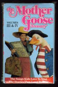 THE MOTHER GOOSE TREASURY VOL.3 & 4 CASSETTE 1991 NEW 016193291743 
