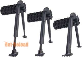   Position Side Rail Bipod RIS 20mm  Black for Airsoft AEG GBB  