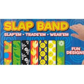Slap Band Toy (16 Various Designs) (6 Pack) by Just For Laughs