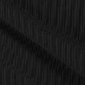 58 Wide Textured Nylon Lycra Tricot Stripes Black Fabric 