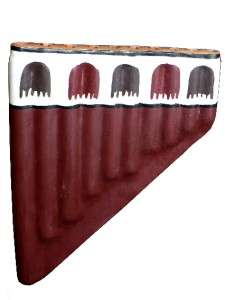 ANCIENT ANTARA NAZCA CERAMIC PAN FLUTE PERU  