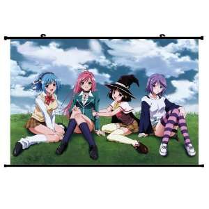Rosario+vampire Anime Wall Scroll Poster (35*24)support Customized 