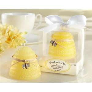    Sweet As Can Bee Honey Scented Beehive Candle Favor