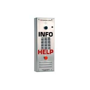   HF 2 TBK Two Button Keypad Emergency Autodial Telephone Flush Mount