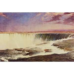  12X16 inch Frederic Edwin Church Canvas Art Repro Niagara 