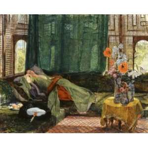     John Frederick Lewis   24 x 20 inches   The Siesta