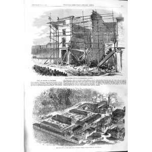 1862 FALLS HOUSES AMHERST HACKNEY MODEL FARM WINDSOR
