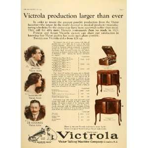 1924 Ad Victor Nipper Talking Machine Victrola Radio Coates Samaroff 