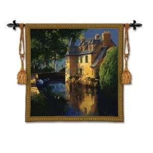 Little Canal Annecy Wall Hanging Fabric Tapestry Home 