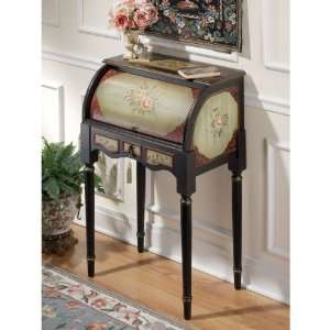  On Sale  Petite Victorian Floral Rolltop Desk Furniture 