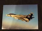 unused postcard grumman f 14a tomcat fighter top gun naval aviation 