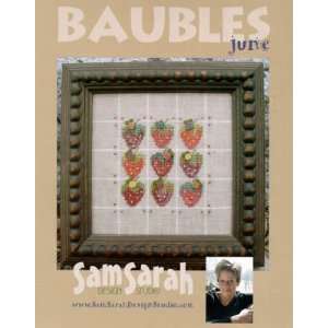  Baubles June   Cross Stitch Pattern Arts, Crafts & Sewing