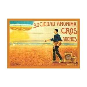  Sociedad Anonima Cros Abonos 12x18 Giclee on canvas