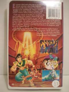 DISNEY Aladdin and the King of Thieves VHS Tape 786936460933  