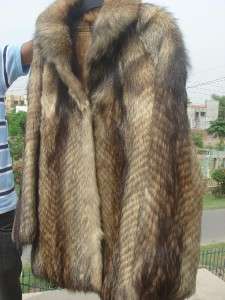 Genuine ALASKAN TIMBER WOLF Fox Coyote PELLICCIA VOLPE Fur Coat Women 