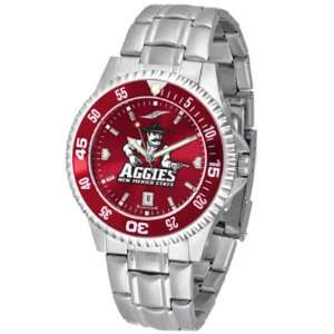 New Mexico State Aggies Competitor AnoChrome Mens Watch with Steel 