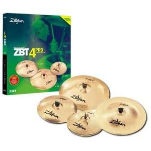  Zildjian ZBT 4 Pro Cymbal Package (with Free 18 Inch ZBT Crash 