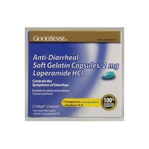 Good Sense Anti Diarrheal Soft Gelatin Capsules    12 Gelatin Capsules