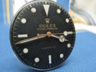 Vintage Rolex Submariner 6205 with Rolex service paper  