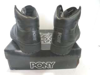 PONY CITY WINGS HIGH Sneakers BLACK/BLACK MEN SHOES SIZE 9.5 10.5 new 