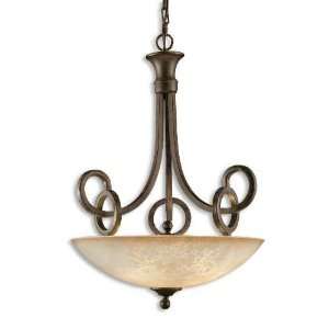  UT21829   Chestnut Brown Uplight Pendant Lamp