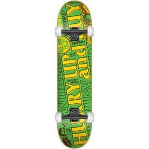  Anti Hero Hurry Up [X Large] Skateboard   8.38 Grn/Yellow 