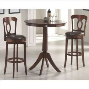   Bistro Table with Corsica Stools in Brown (4 Pieces)