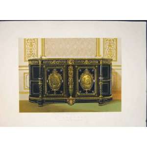  Cabinet Cabinets Sideboard Antique Print Fine Art C1862 