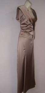 ALEX EVENINGS Woman Mother of Bride Beige Satin Top and Long Skirt 24W 