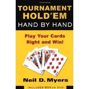    Tournament Hold em Hand by Hand [Paperback] Neil Myers Books