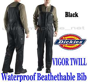 Dickies Vigor Twill WATERPROOF BREATHABLE BIB Overall INSULATED LINED 