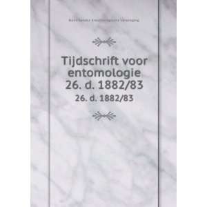   1882/83 Nederlandse Entomologische Vereniging  Books