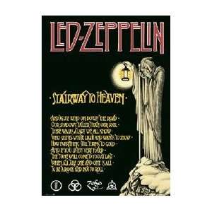 LED ZEPPELIN Stairway to heaven Music Poster