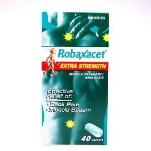  Relaxant/ Analgesic Extra Strength 40 Caplets / Back Pain Muscle Spasm